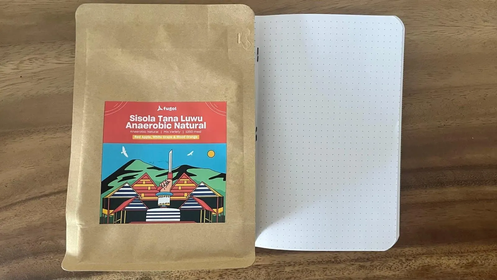 Vibrant illustration of anaerobic natural apple and blood orange fruit seeds on a compostable seed packet. Ideal for sustainable gardening and organic planting projects.
